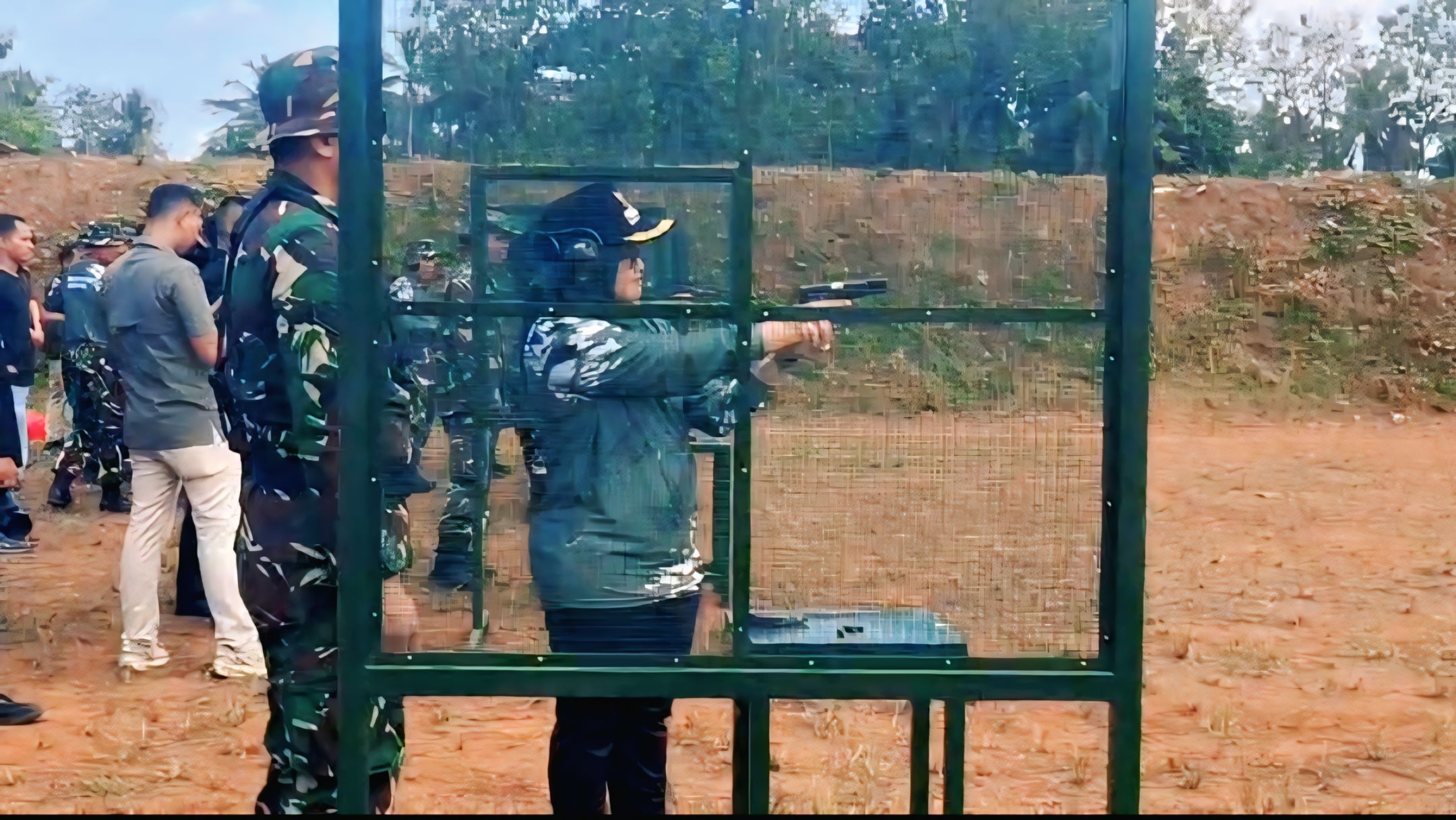 Bupati Ela Hadiri Peresmian Lapangan Tembak Kodim 0429 Lampung Timur