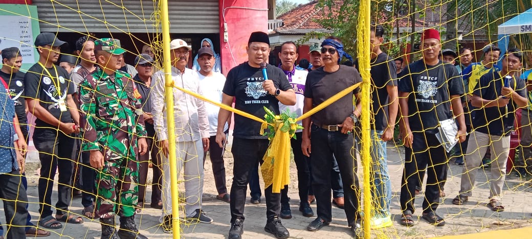Bimo Mahfudz Fudianto, Resmi Buka Open Tournament Volleyball BTC Cup Ke -1, di Kampung Kebon Tiwu Desa Benda Kecamatan Sukamulya