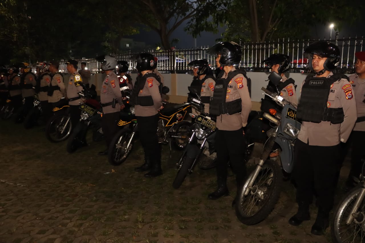 Kapolresta Tangerang Pimpin Patroli Skala Besar, Tegaskan Komitmen Jaga Kamtibmas