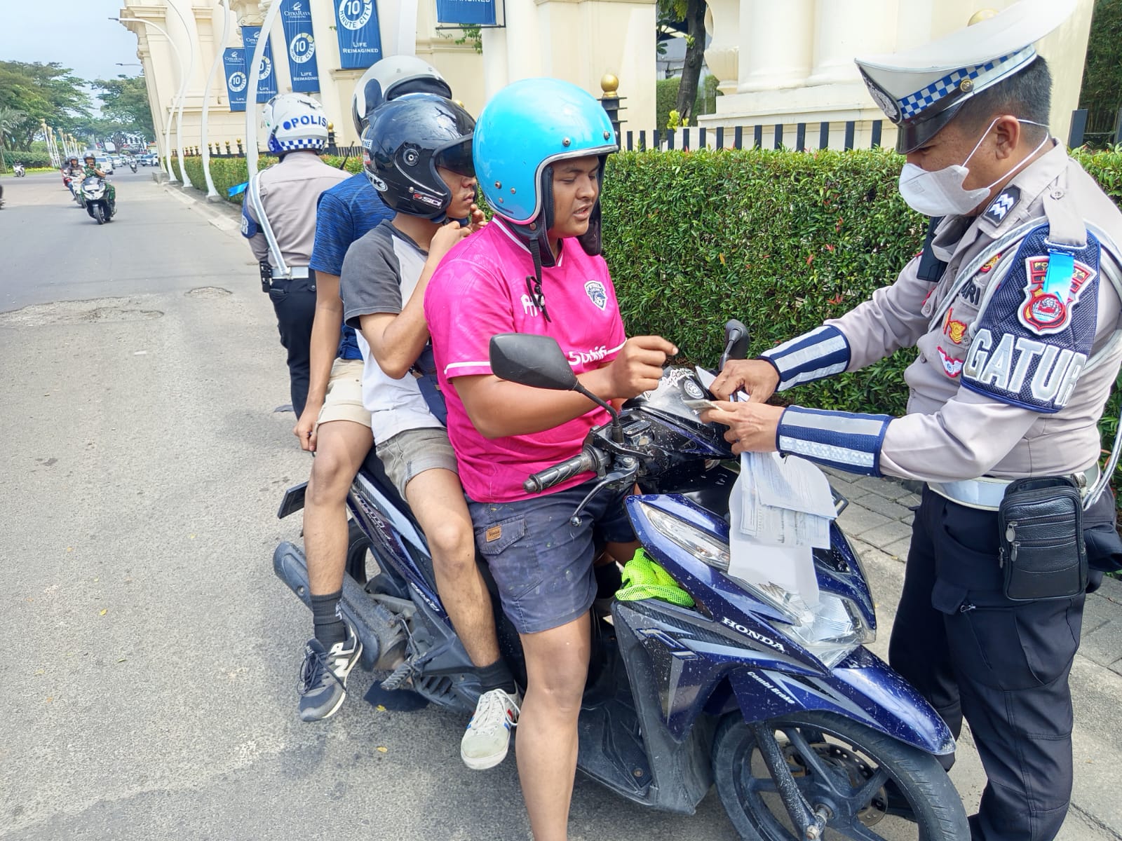 Polresta Tangerang Catat 65 Tilang Manual di Hari Kedua Operasi Patuh Maung