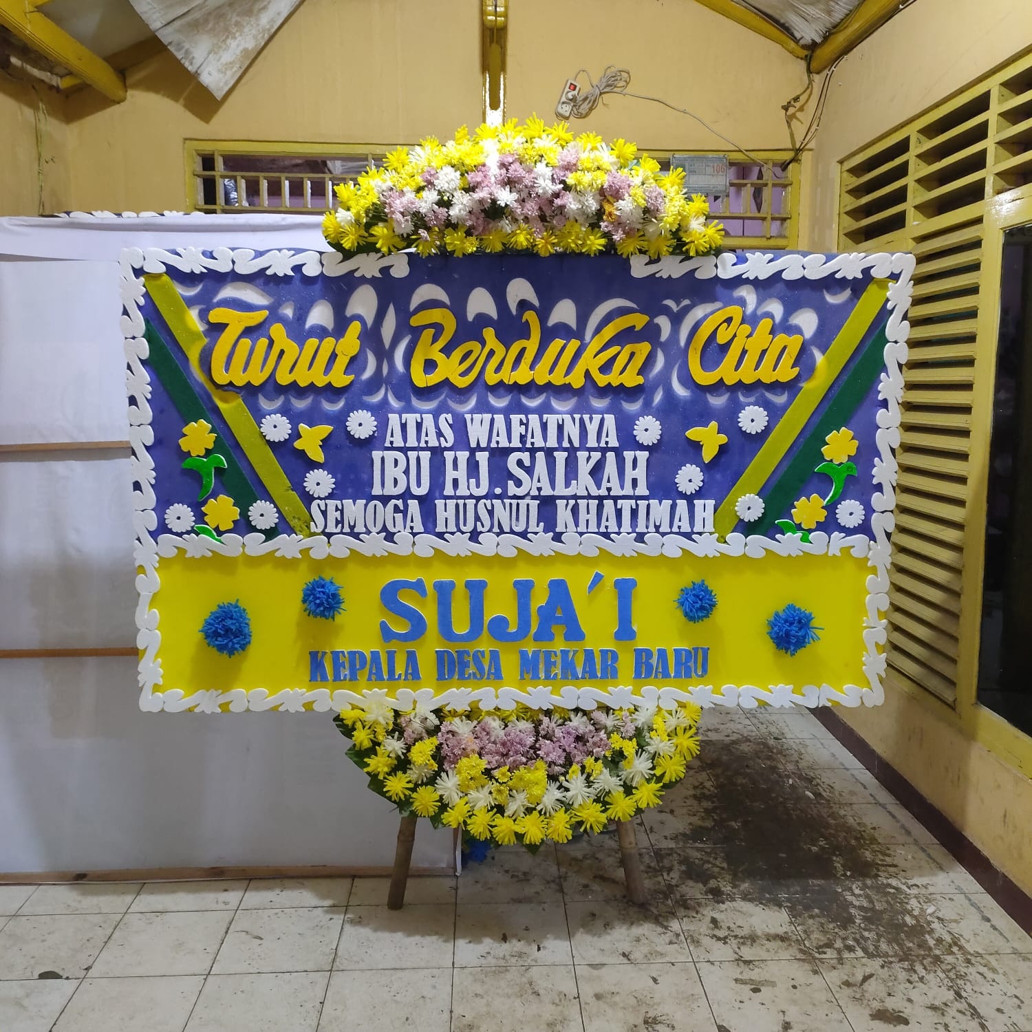 Kades Mekar Baru Takziah ke Rumah Duka Hj. Salkah Samir: Sosok Almarhumah Dikenal Baik dan Ramah