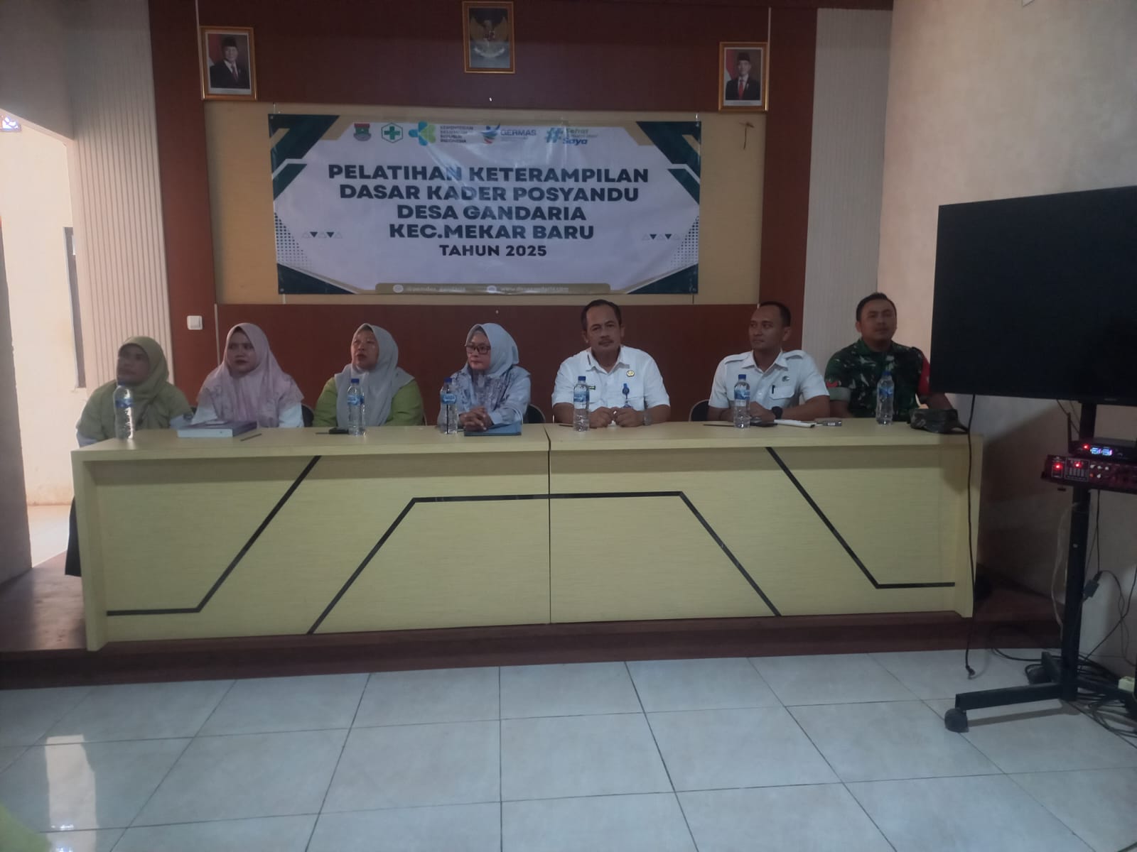 Desa Gandaria Siap Hadapi Binwil, Kader Posyandu Dibekali Keterampilan Dasar