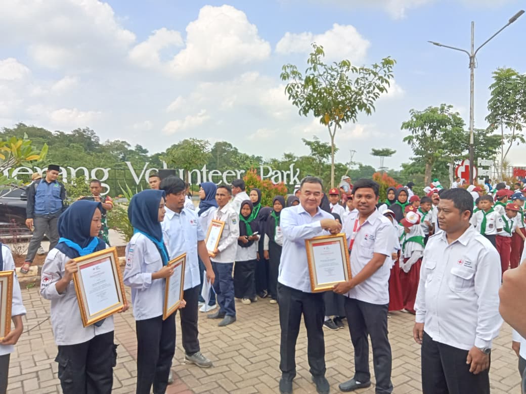 Berkat Dukungan Camat, PMI Mekar Baru Dinobatkan sebagai PMI Teraktif Kabupaten Tangerang